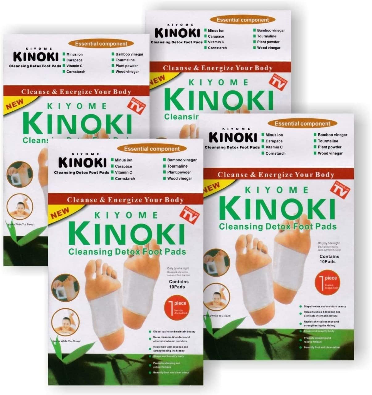 Kinoki Cleanse & Energize Foot Patch - 10 Pads